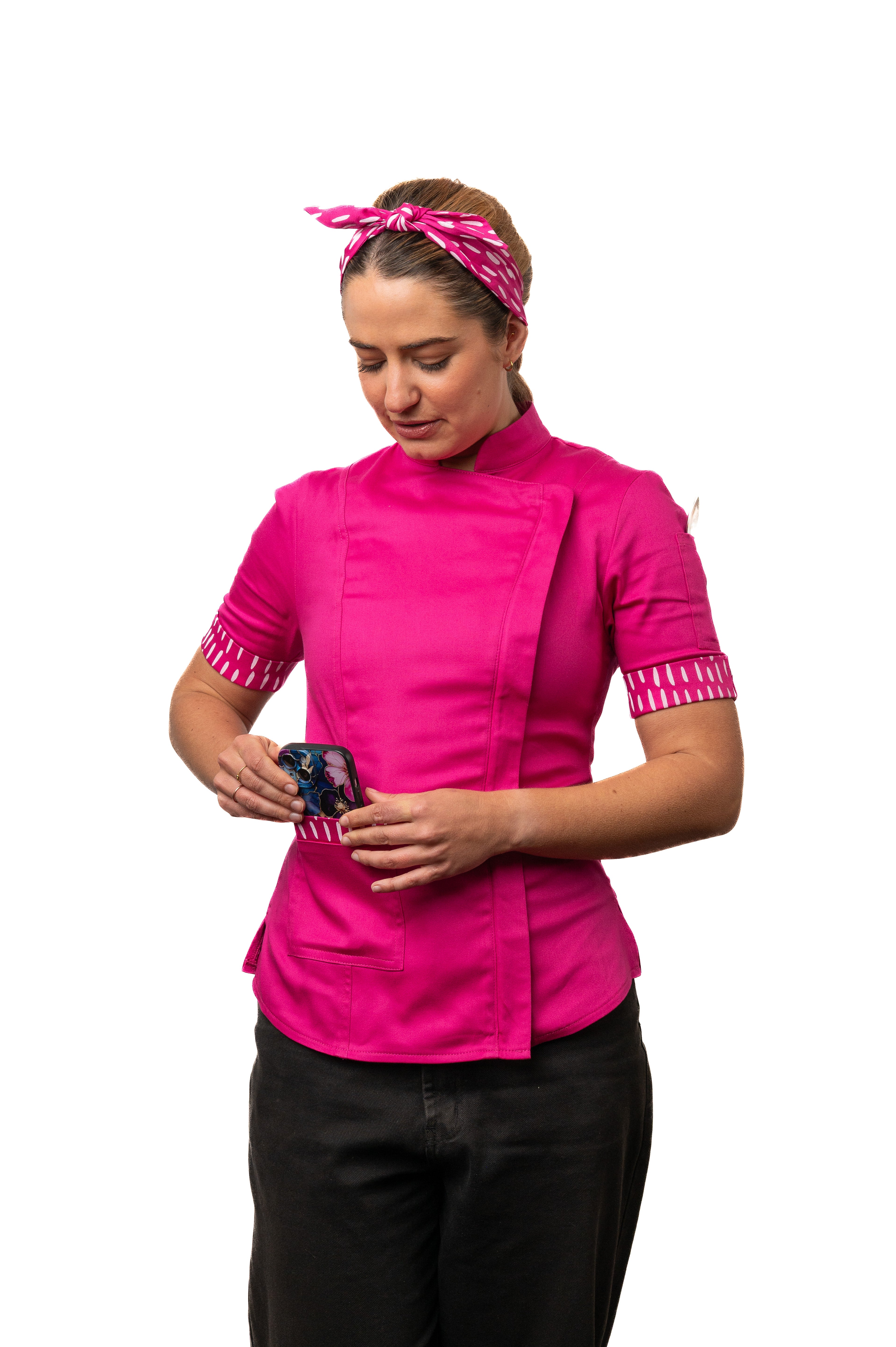 Dragonfruit Women's Fitted Chef Jacket