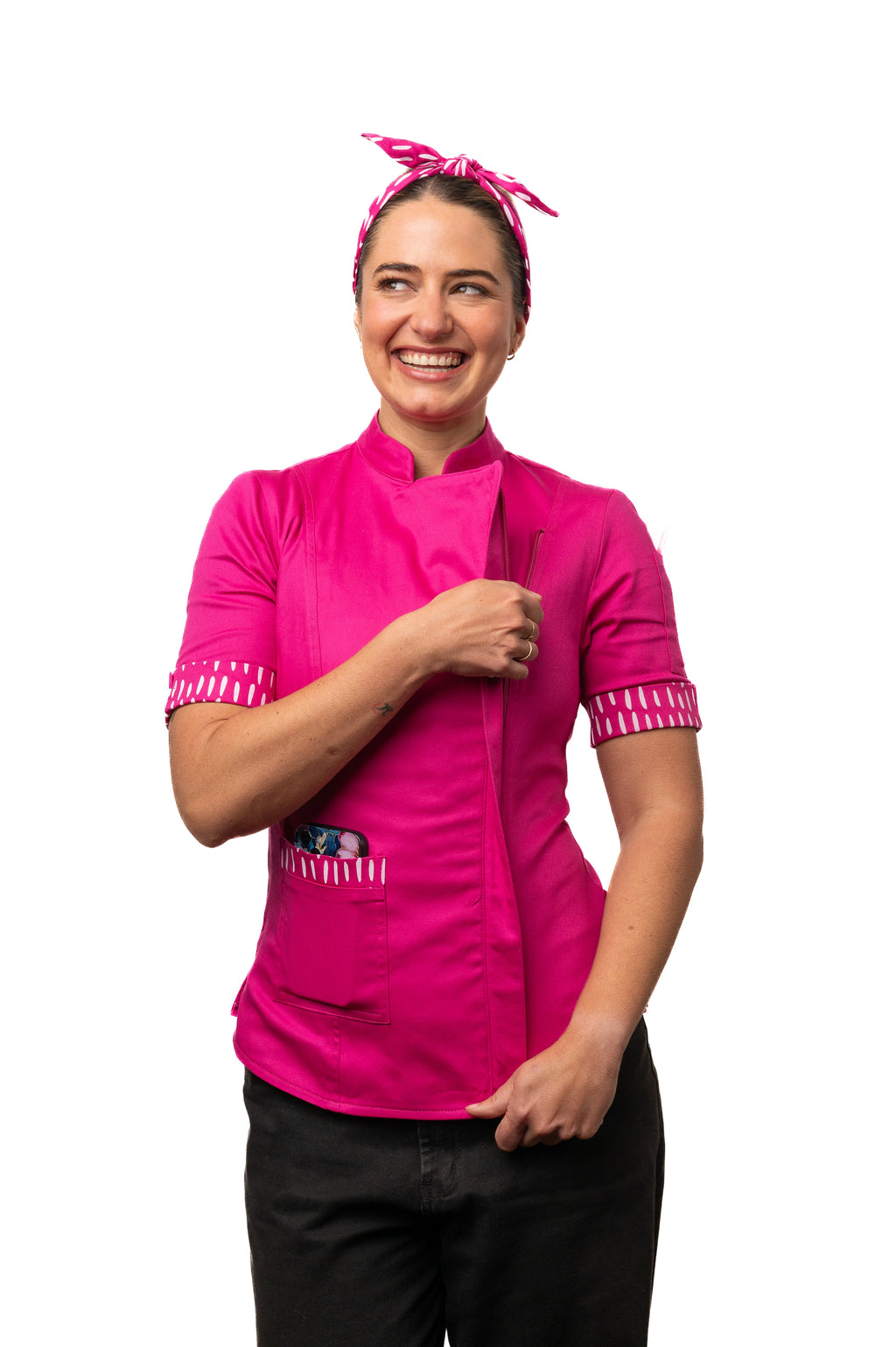 Dragonfruit Women's Fitted Chef Jacket