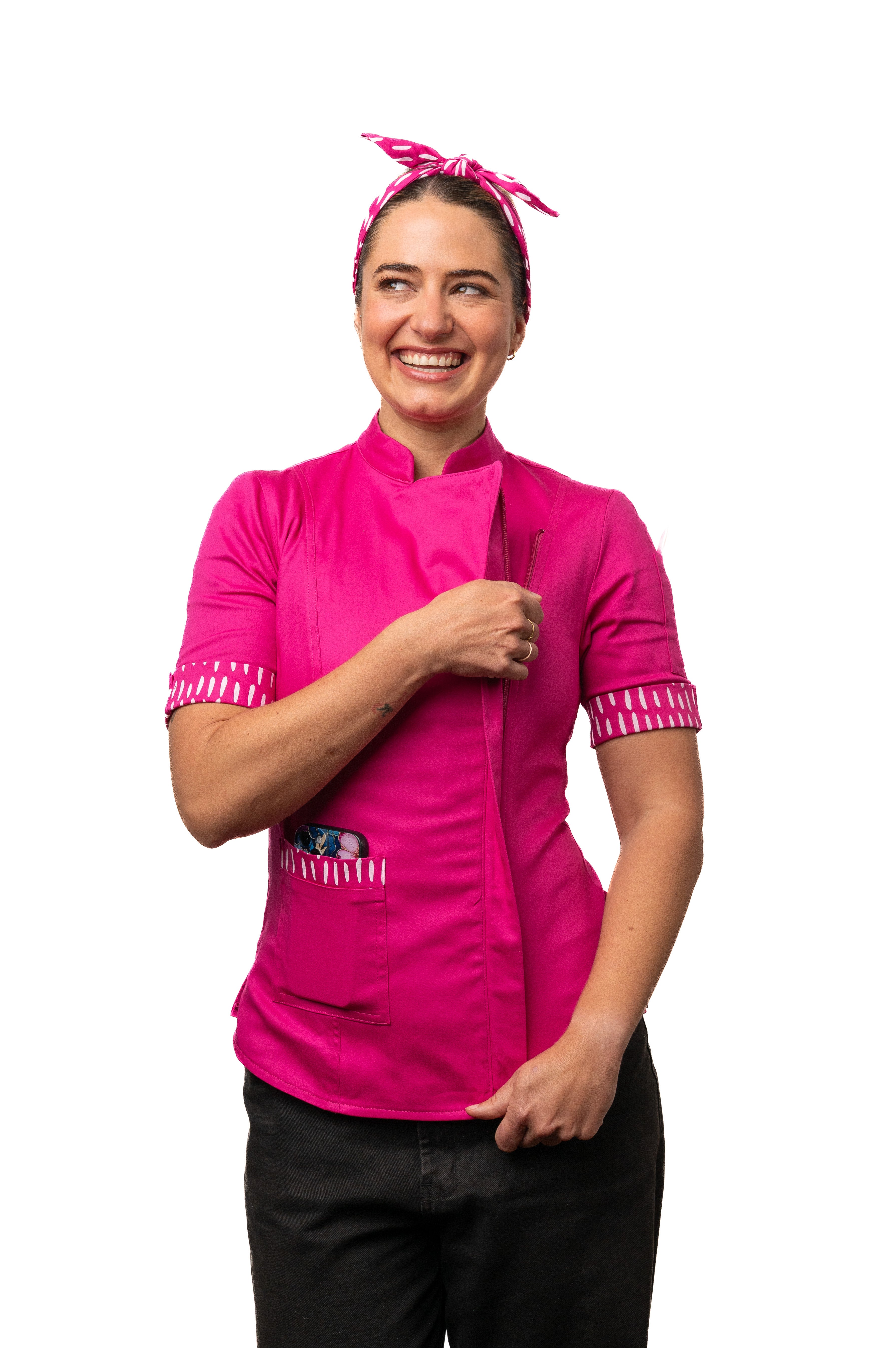 Dragonfruit Women's Fitted Chef Jacket