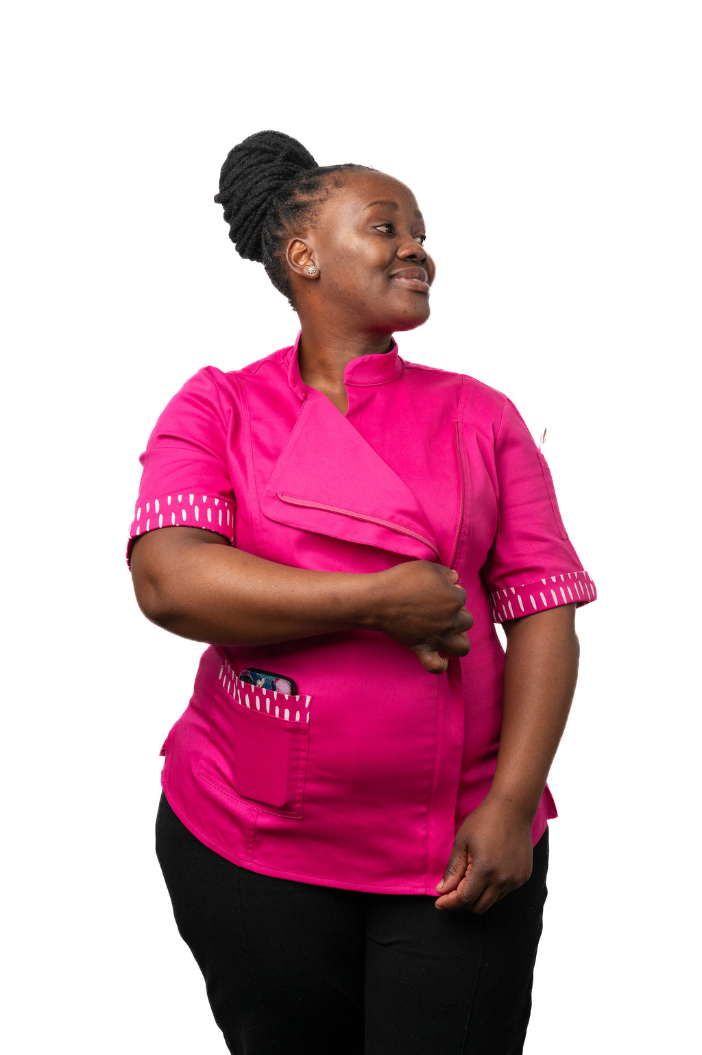 Dragonfruit Women's Fitted Chef Jacket