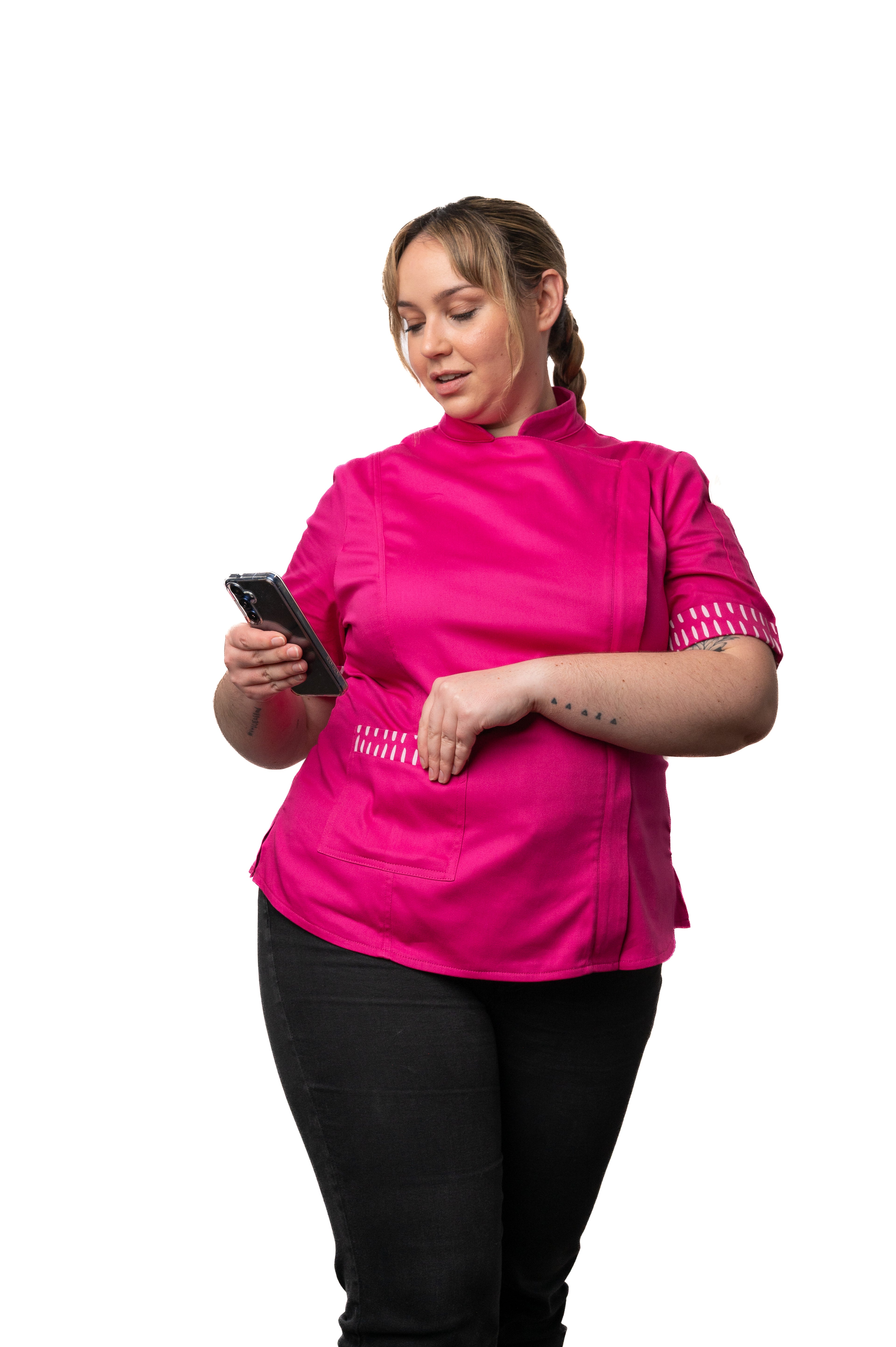 Dragonfruit Women's Fitted Chef Jacket