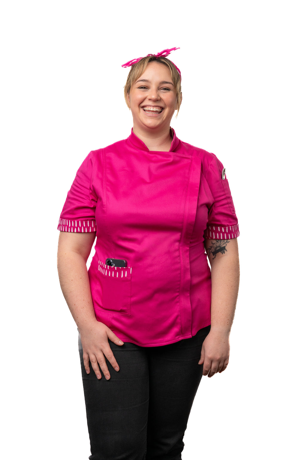 Dragonfruit Women's Fitted Chef Jacket