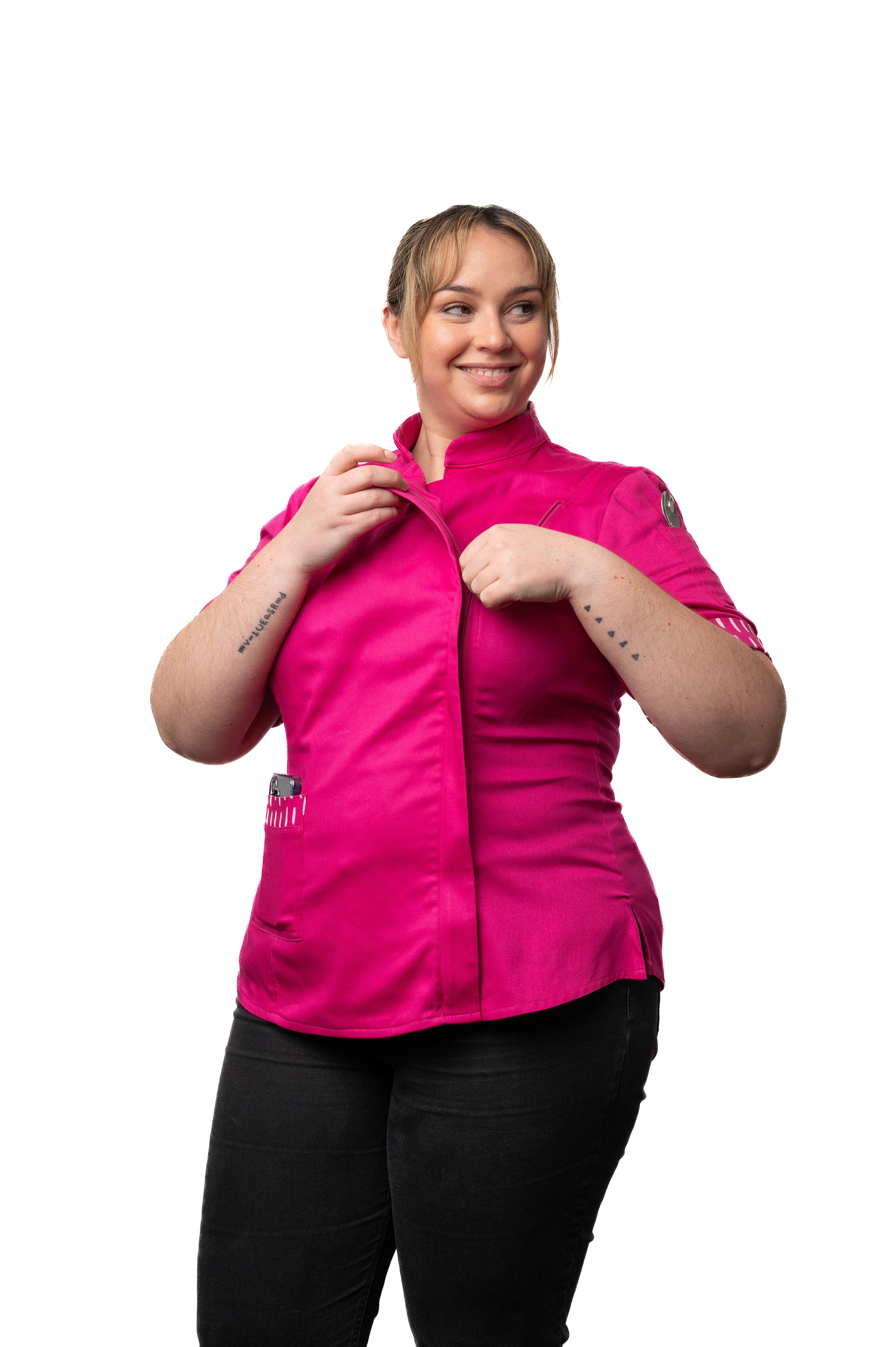 Dragonfruit Women's Fitted Chef Jacket