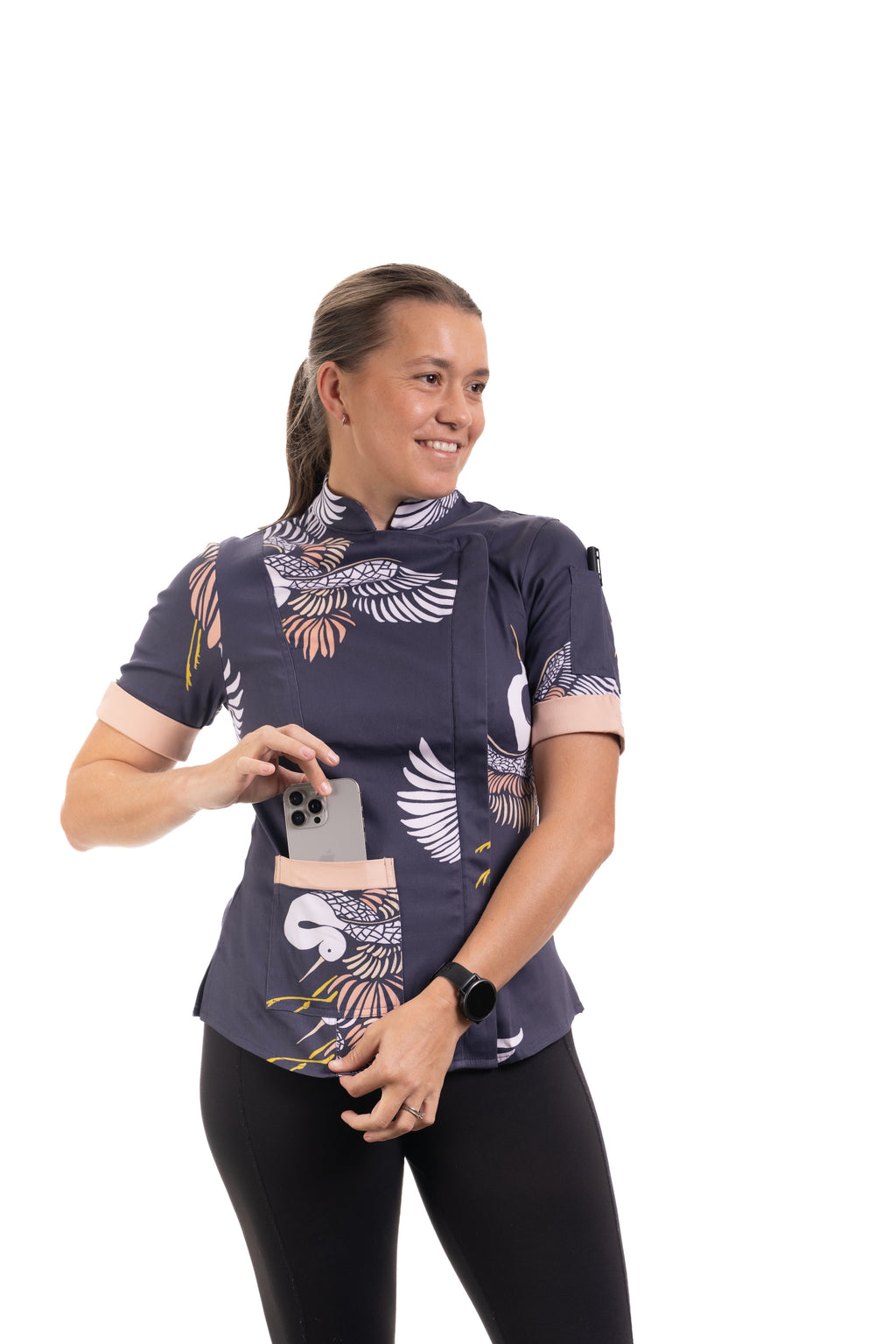 Avery Women's Fitted Chef Jacket