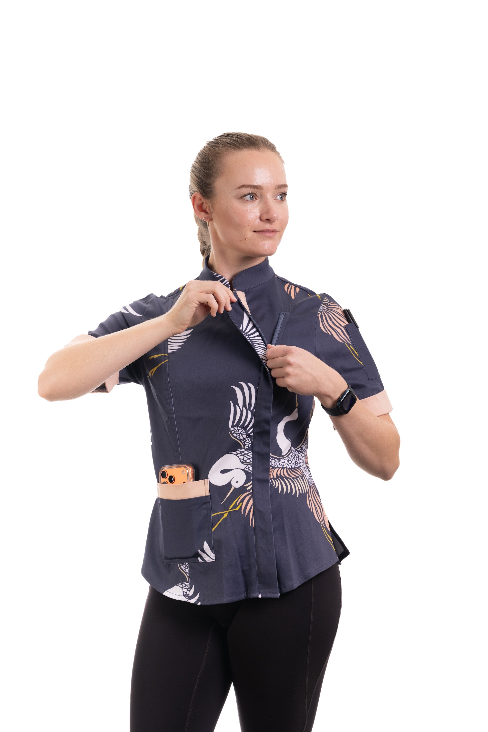 Avery Women's Fitted Chef Jacket