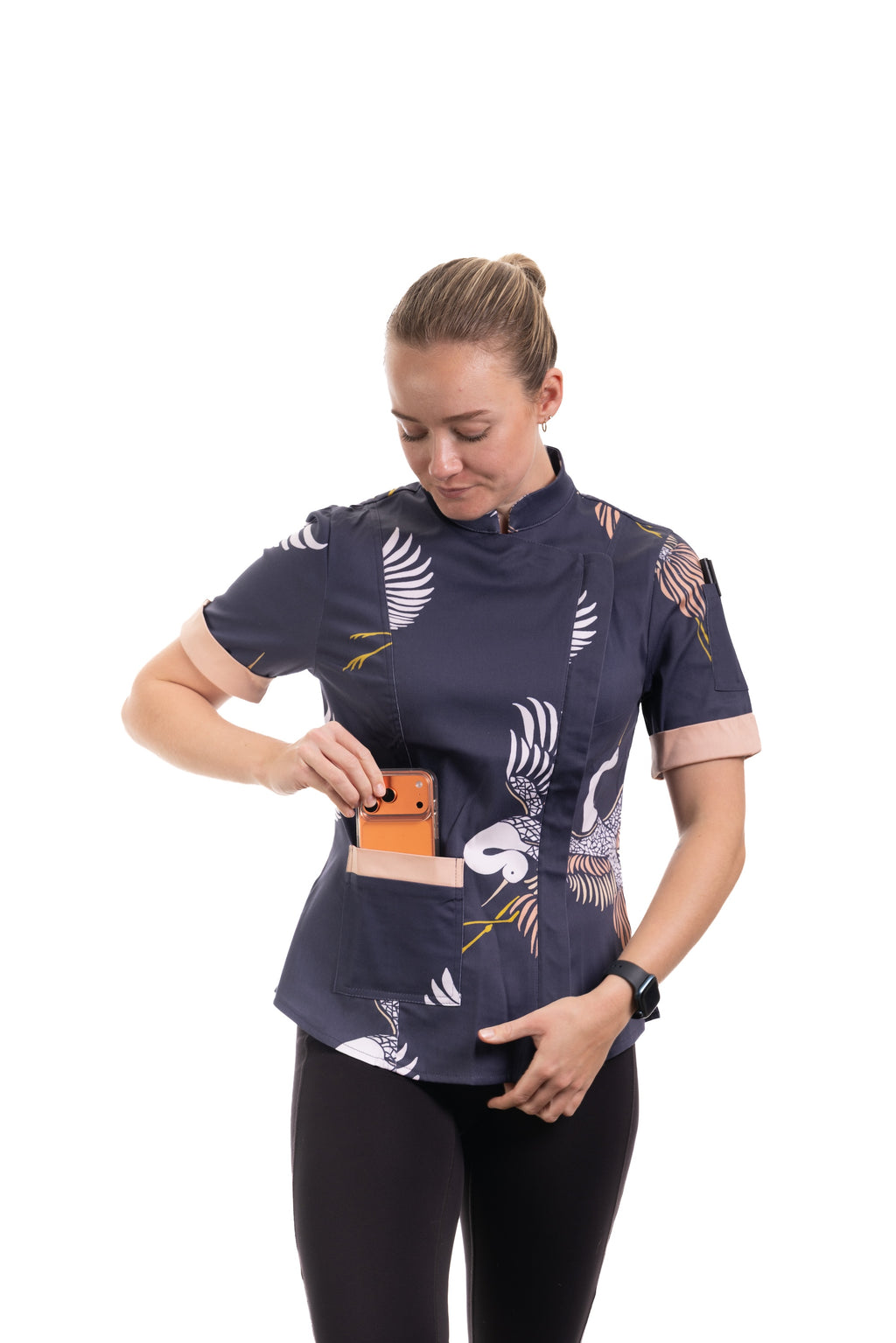 Avery Women's Fitted Chef Jacket