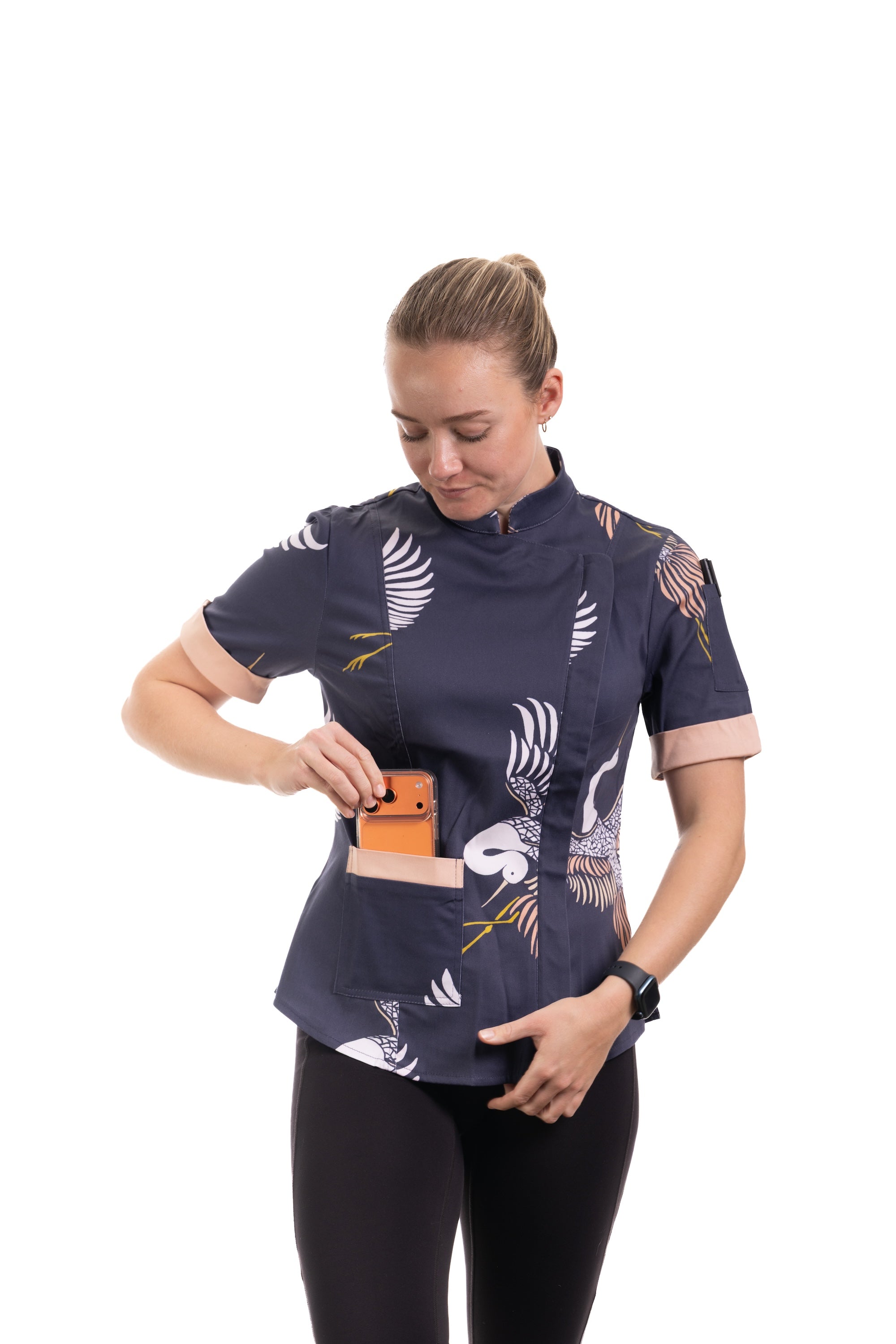 Avery Women's Fitted Chef Jacket