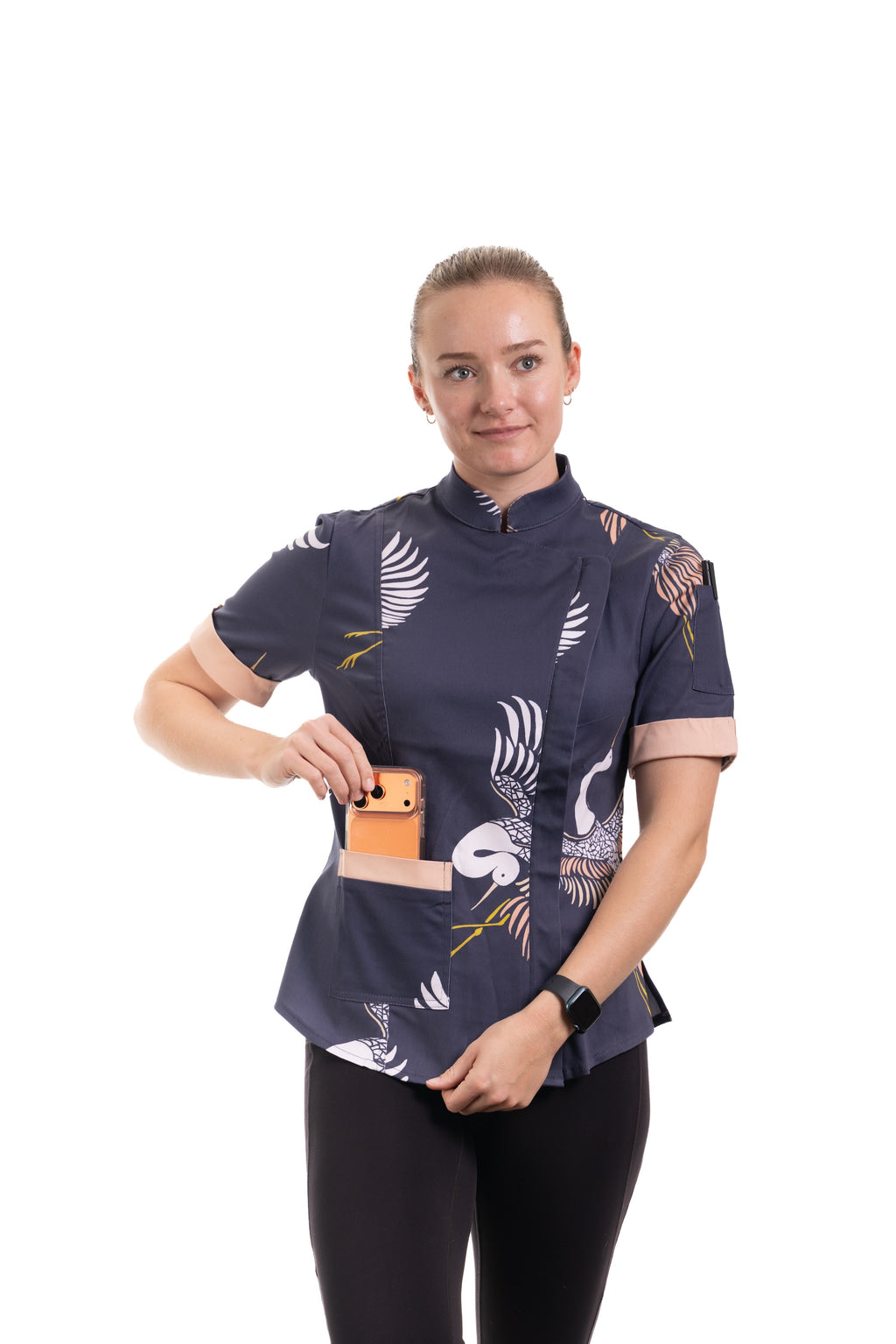 Avery Women's Fitted Chef Jacket