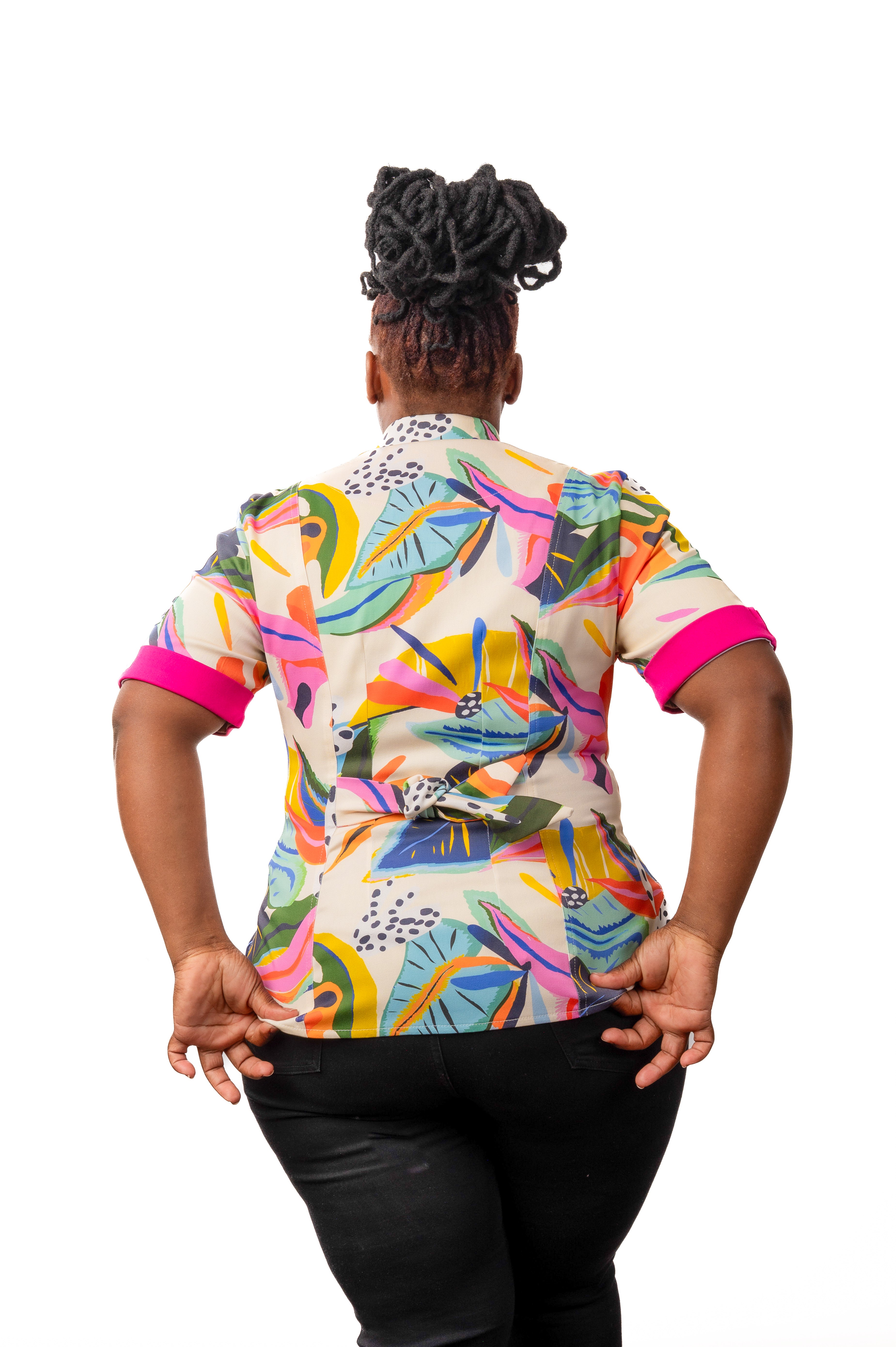 Flora Women's Fitted Chef Jacket