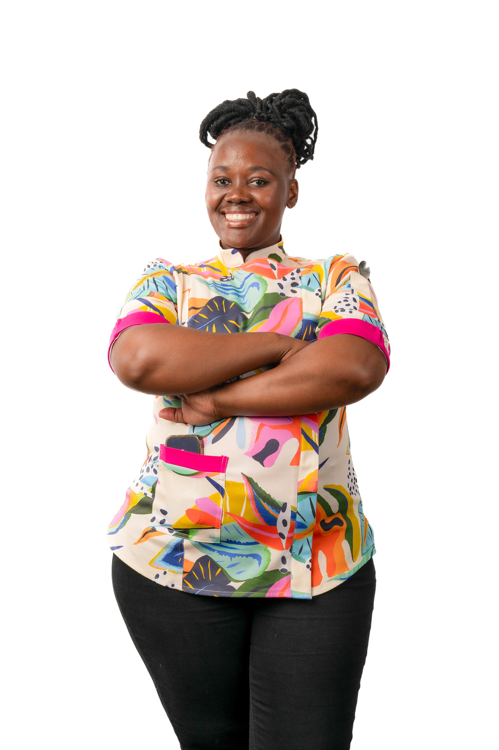 Flora Women's Fitted Chef Jacket