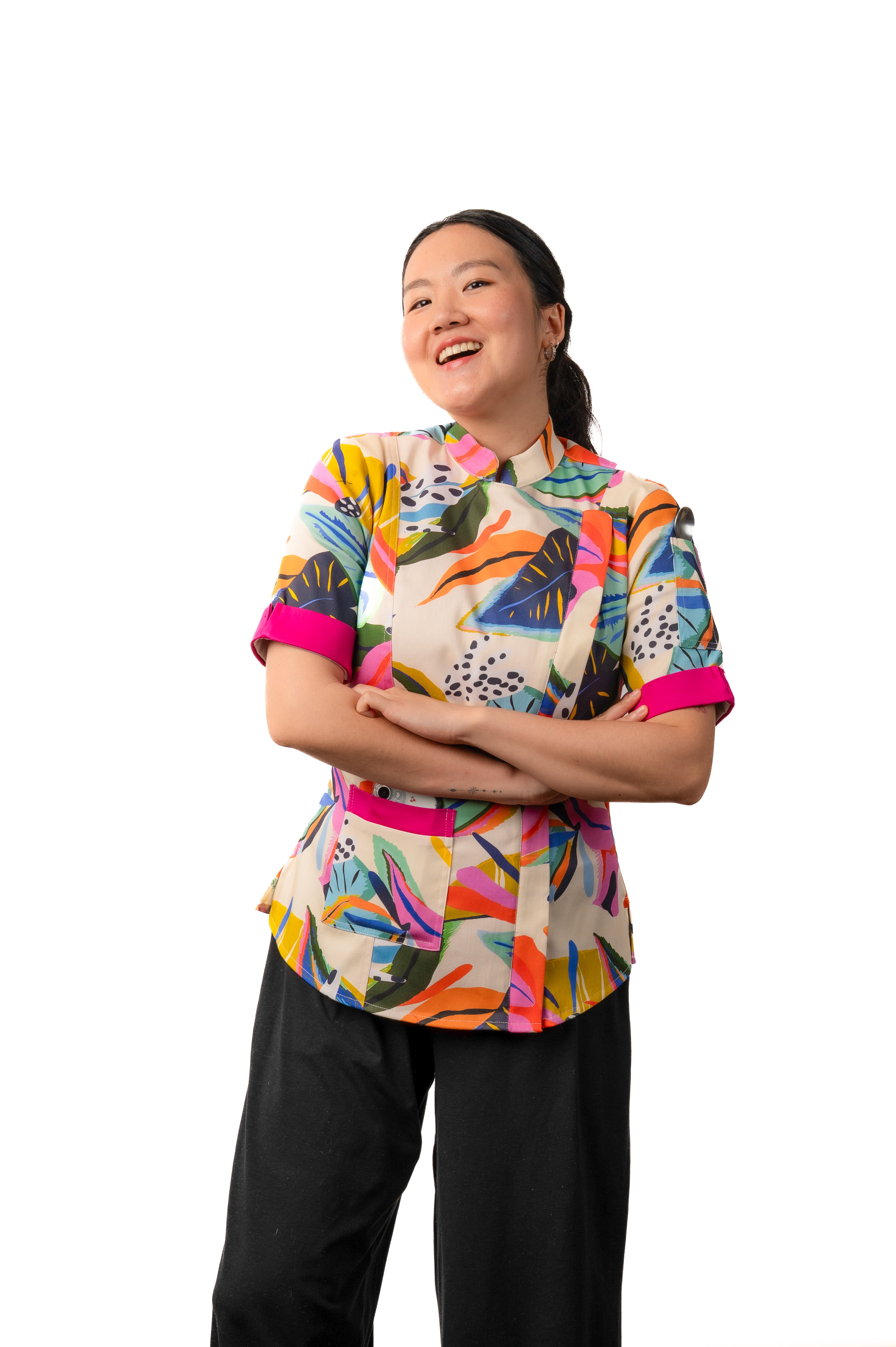 Flora Women's Fitted Chef Jacket