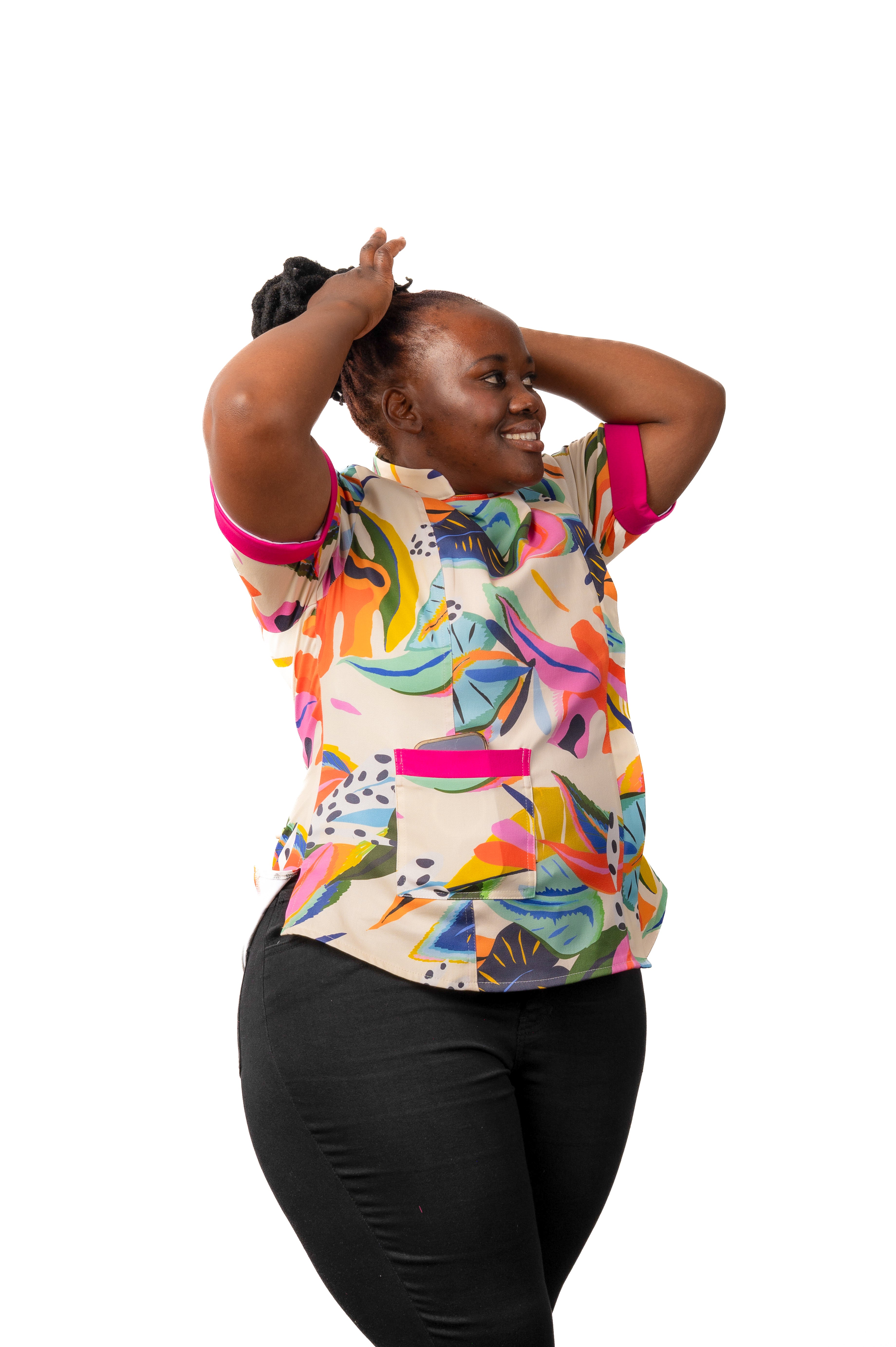 Flora Women's Fitted Chef Jacket