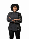 The Showstopper - Sequined Women's Chef Jacket
