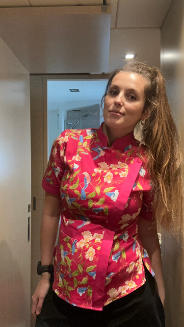 Mei Women's Fitted Chef Jacket