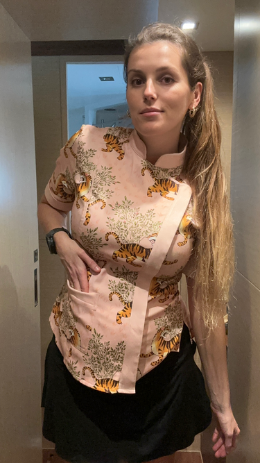 Kali Women's Fitted Chef Jacket