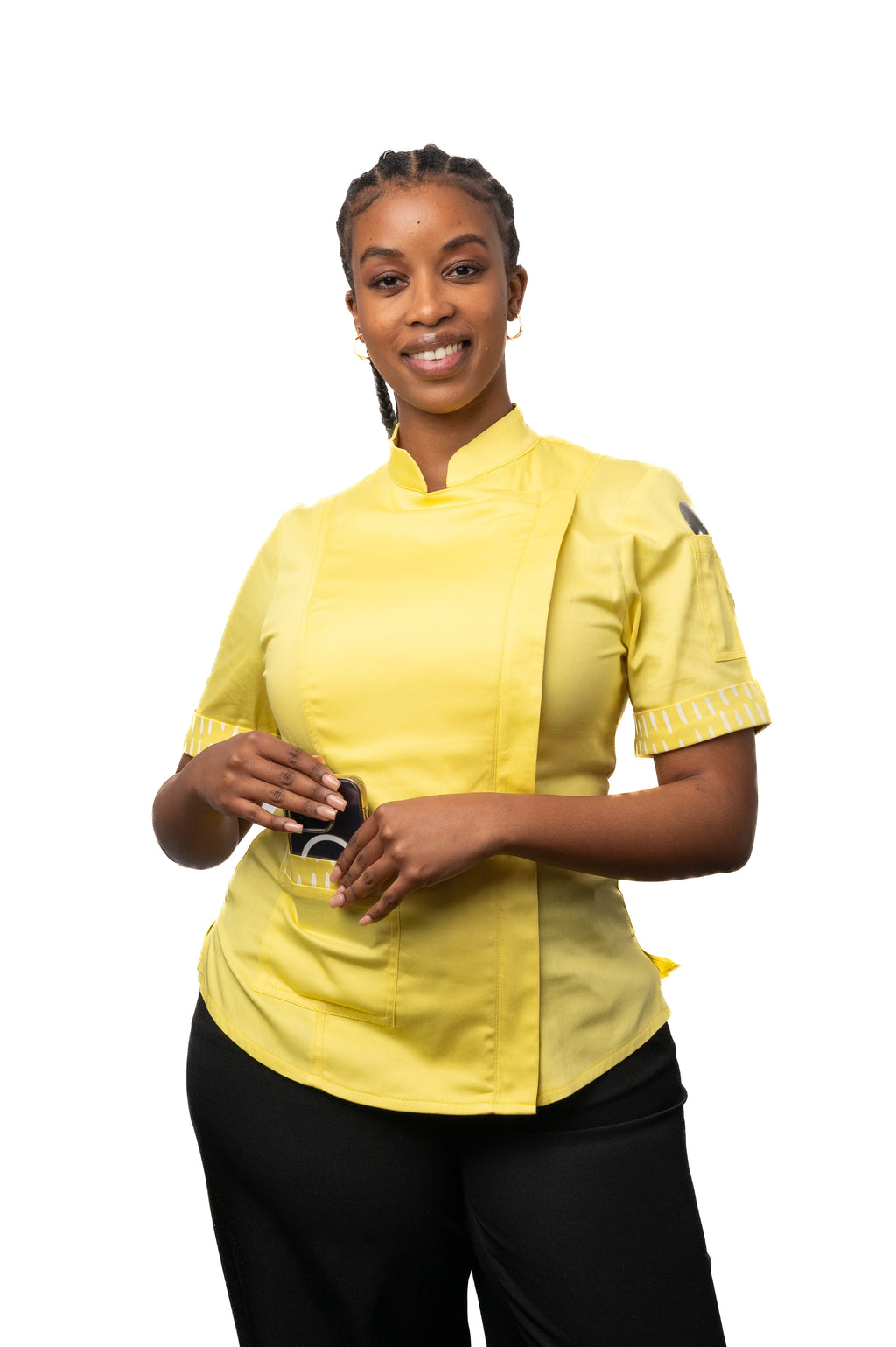 Lemon Women's Fitted Chef Jacket