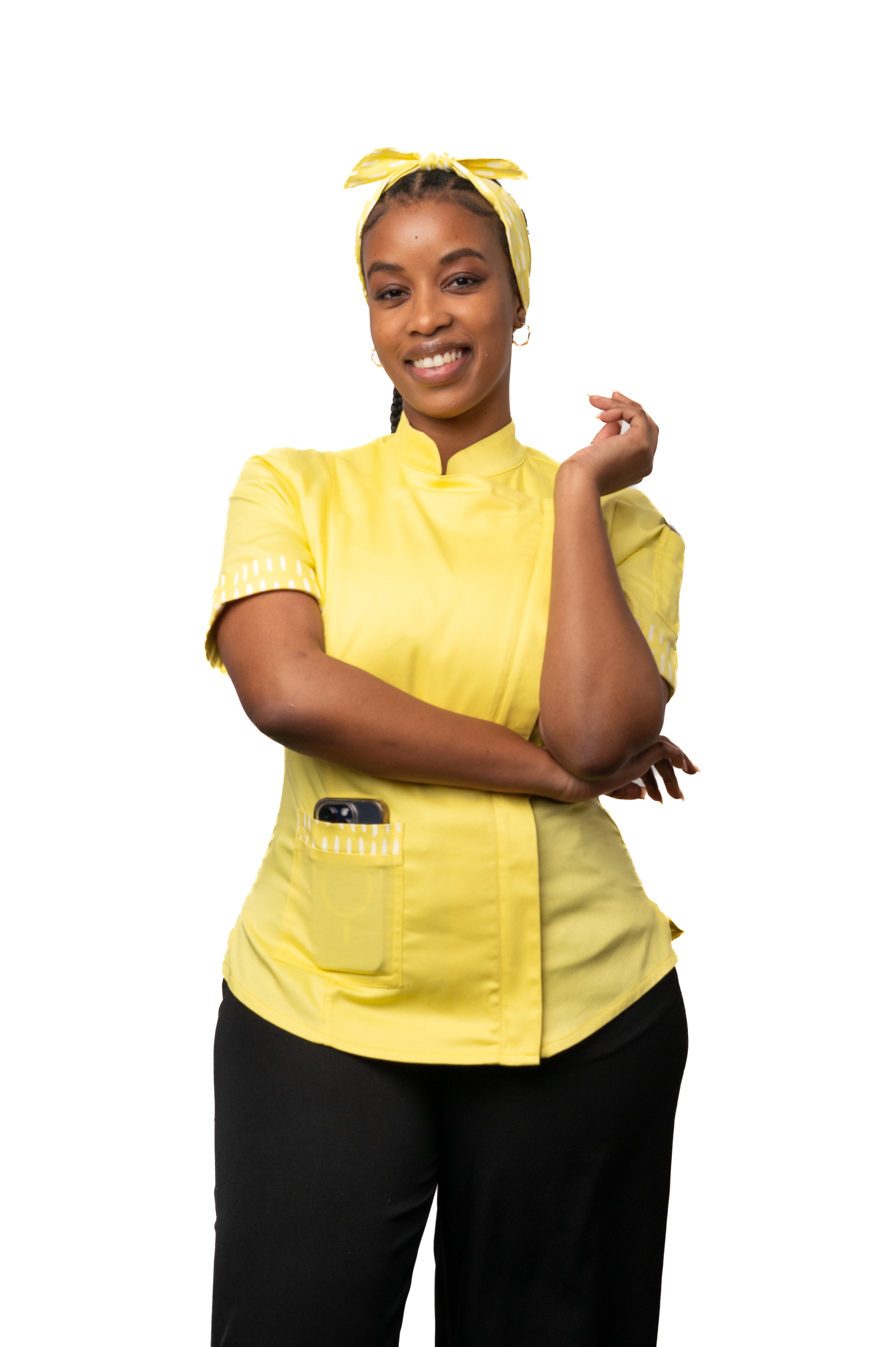 Lemon Women's Fitted Chef Jacket
