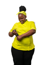 Lime Women's Fitted Chef Jacket