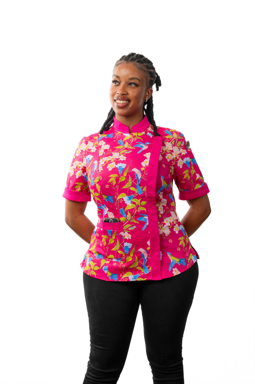Mei Women's Fitted Chef Jacket