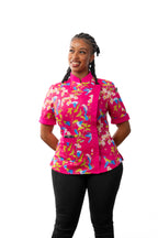 Mei Women's Fitted Chef Jacket
