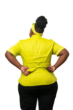 Lime Women's Fitted Chef Jacket