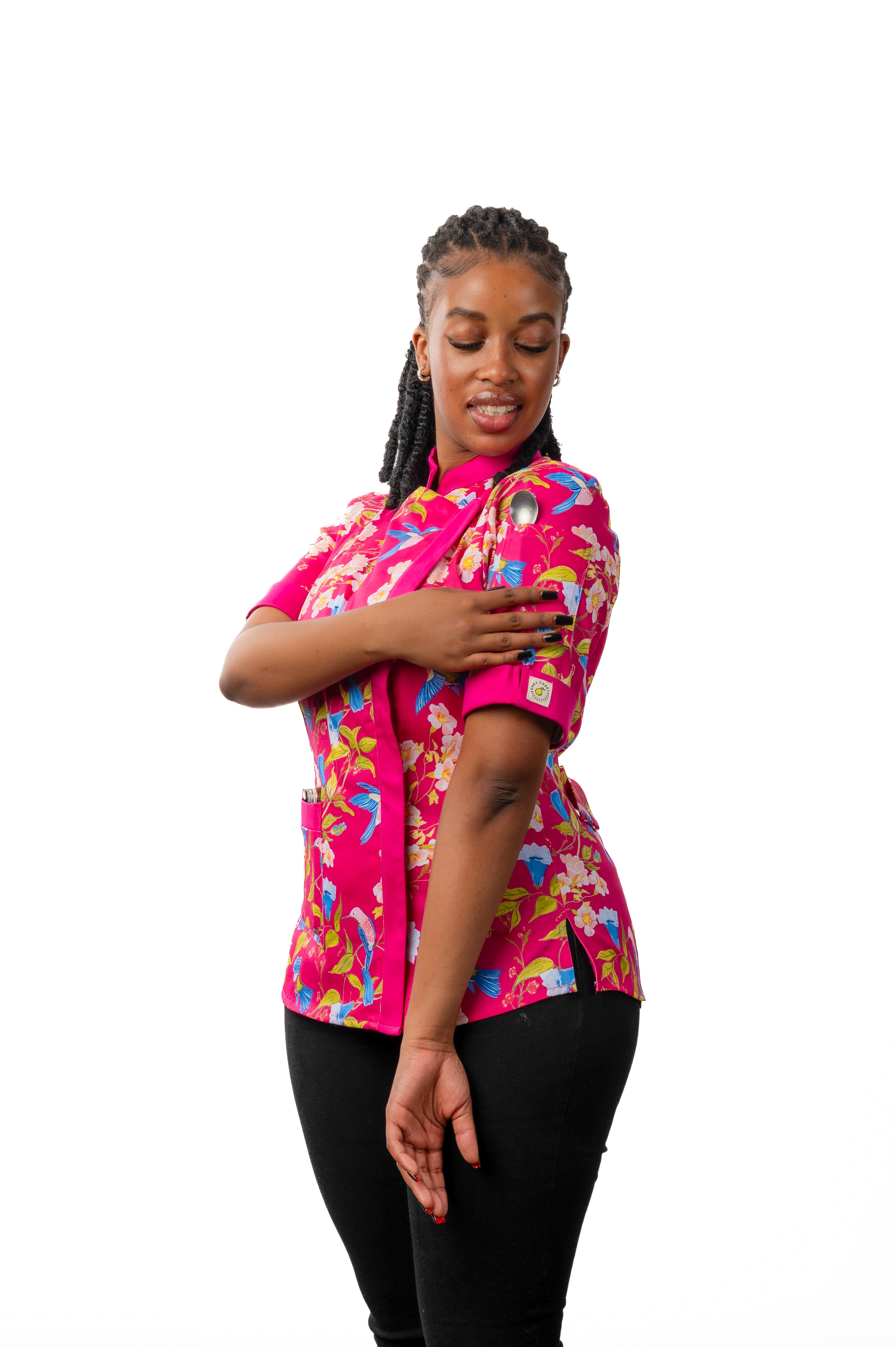 Mei Women's Fitted Chef Jacket