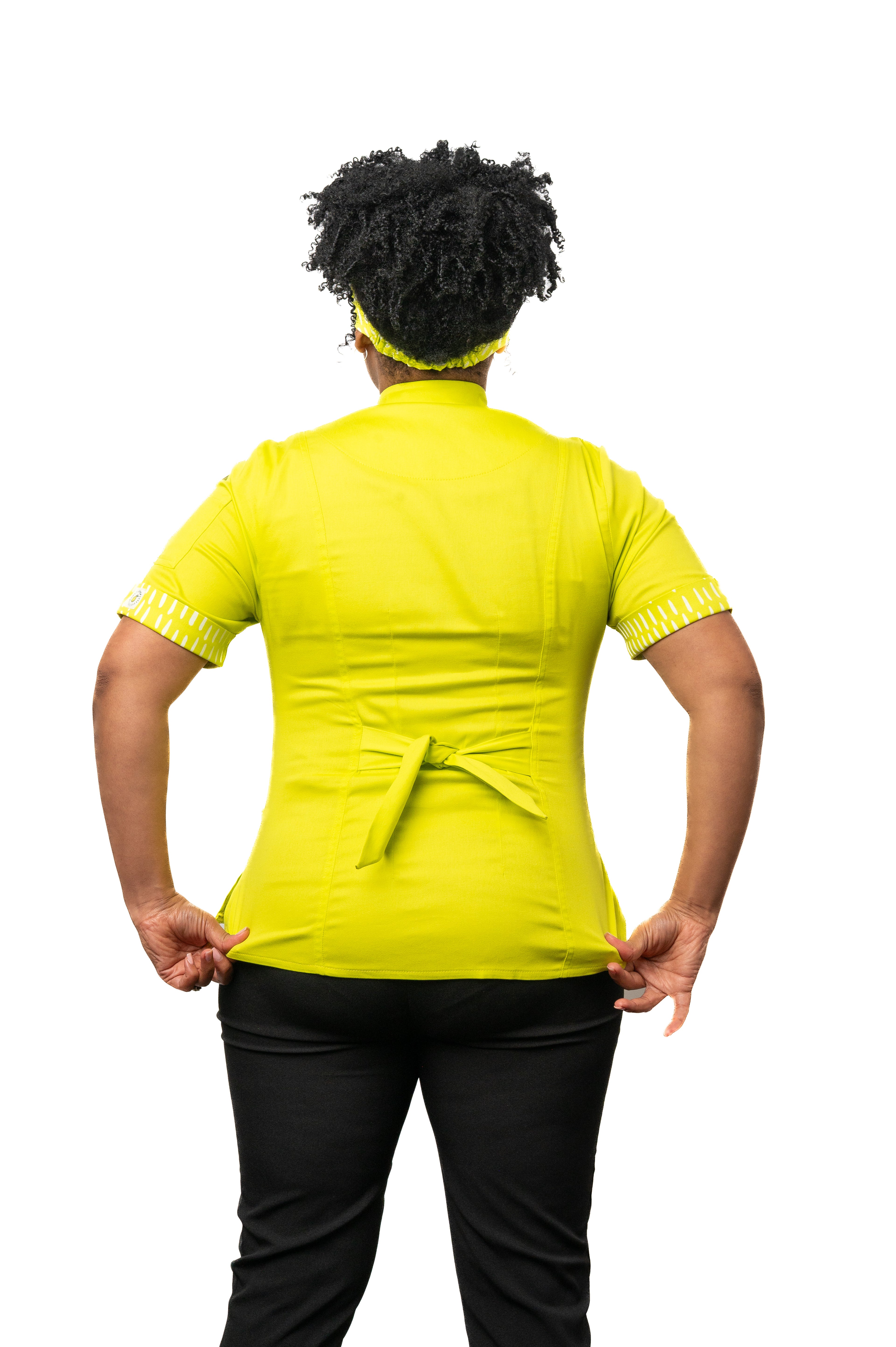 Lime Women's Fitted Chef Jacket