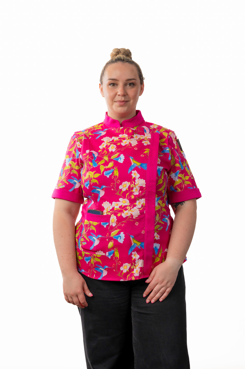 Mei Women's Fitted Chef Jacket