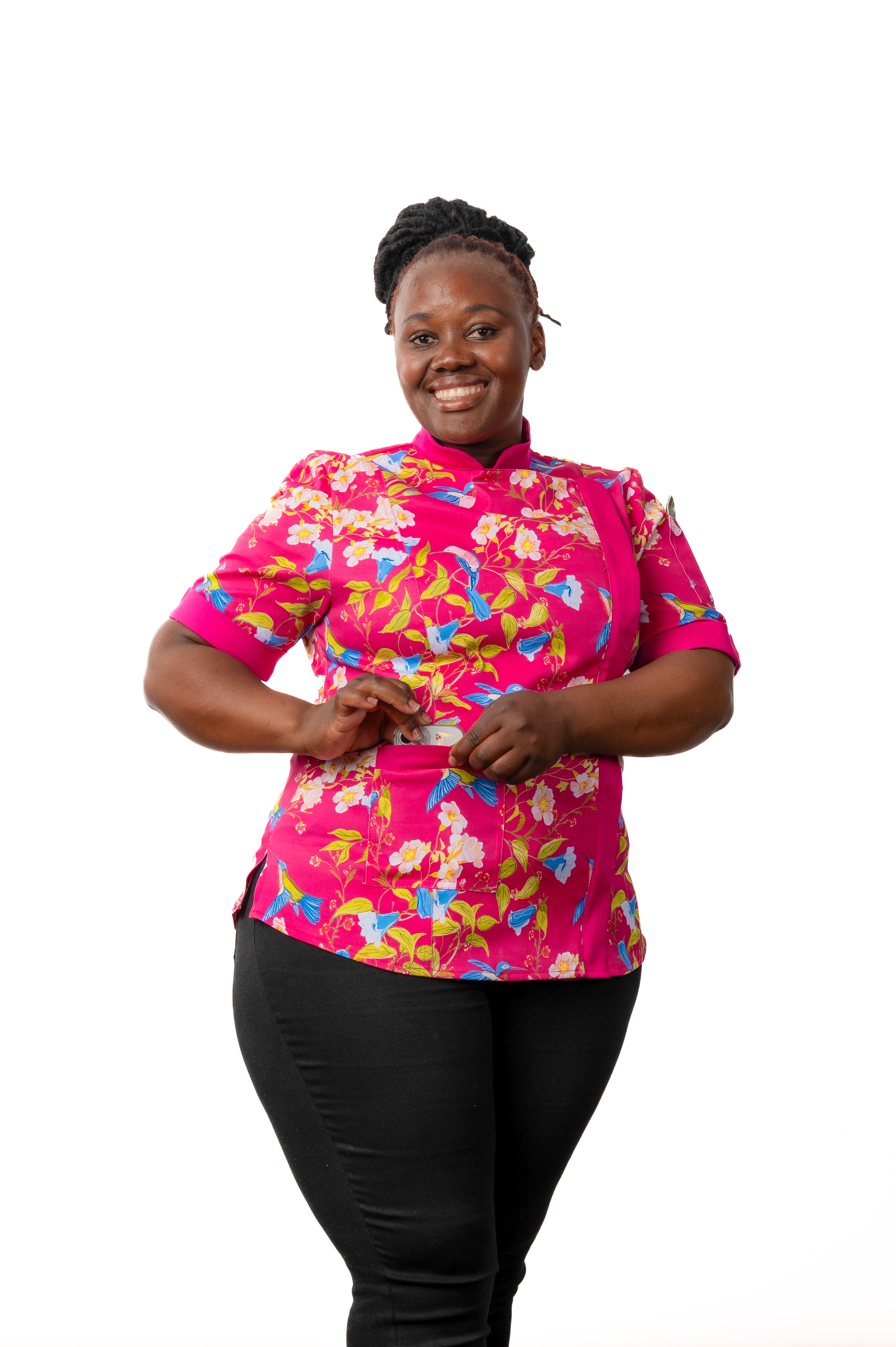 Mei Women's Fitted Chef Jacket