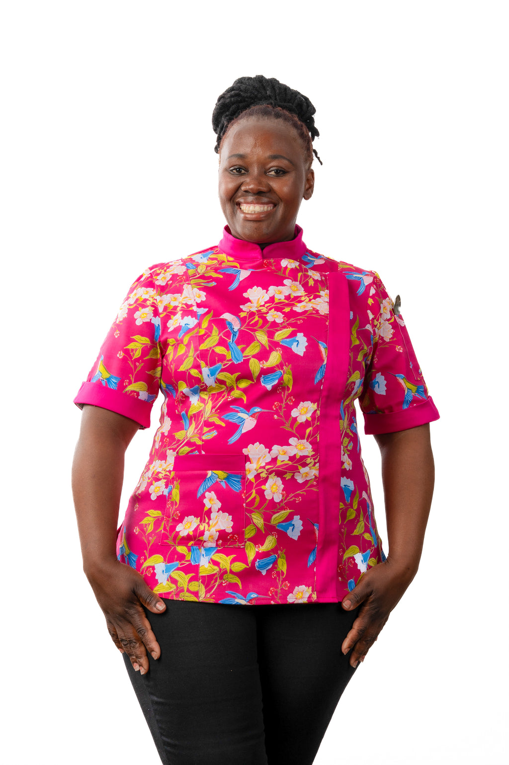 Mei Women's Fitted Chef Jacket