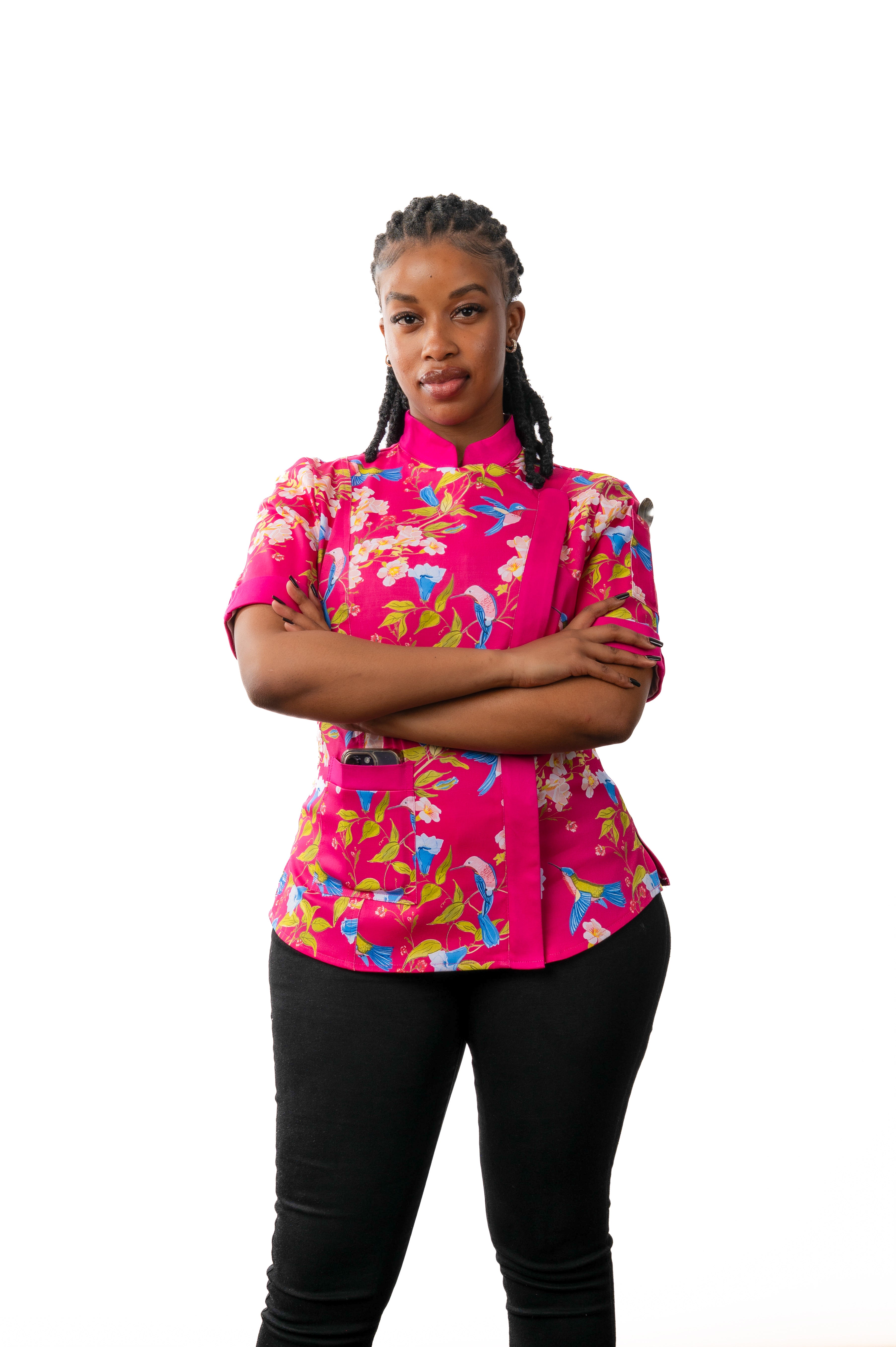 Mei Women's Fitted Chef Jacket