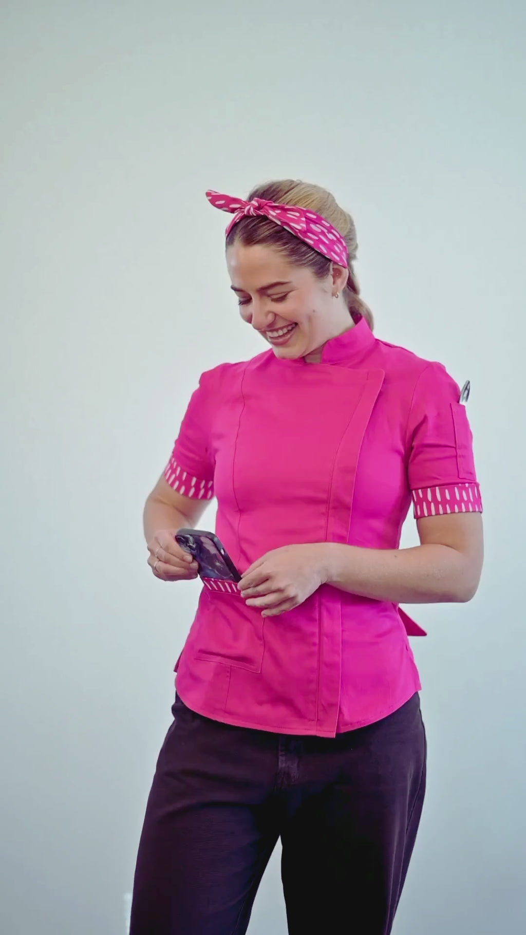 Dragonfruit Women's Fitted Chef Jacket