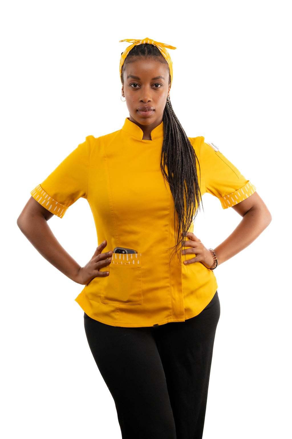 Tumeric Women's Fitted Chef Jacket