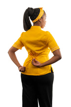 Tumeric Women's Fitted Chef Jacket