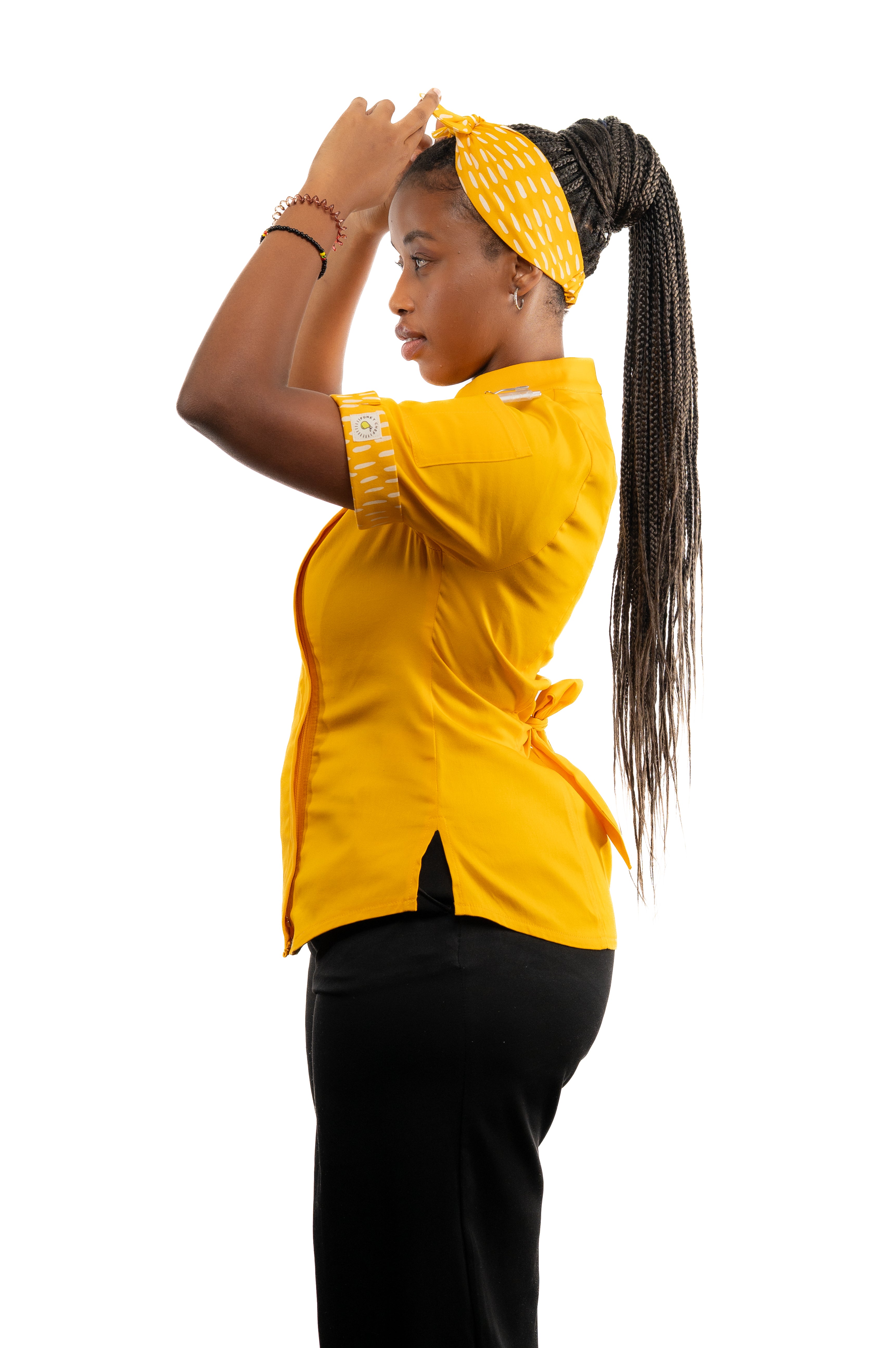 Tumeric Women's Fitted Chef Jacket